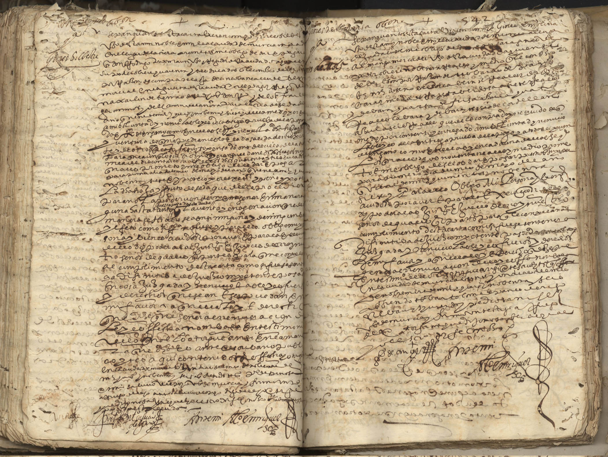 Registro de Cosme Ruiz, Murcia de 1596.